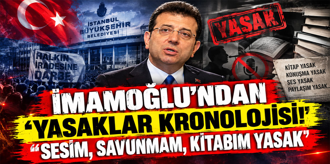 İmamoğlu’ndan ‘yasaklar kronolojisi’: ‘Sesim, savunmam, kitabım yasak’