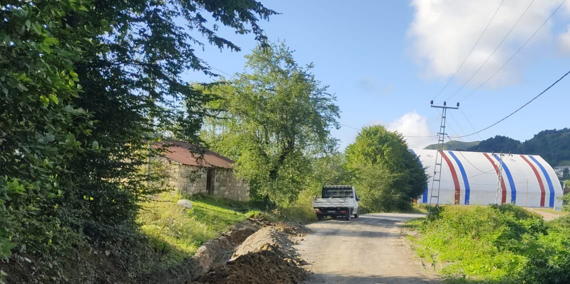 Trabzon'da Alt Yapı Çalışması