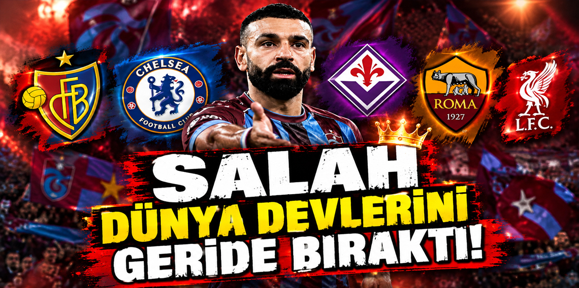 Mohamed Salah Trabzonspor’da tarih yazıyor! Avrupa devlerini geride bıraktı