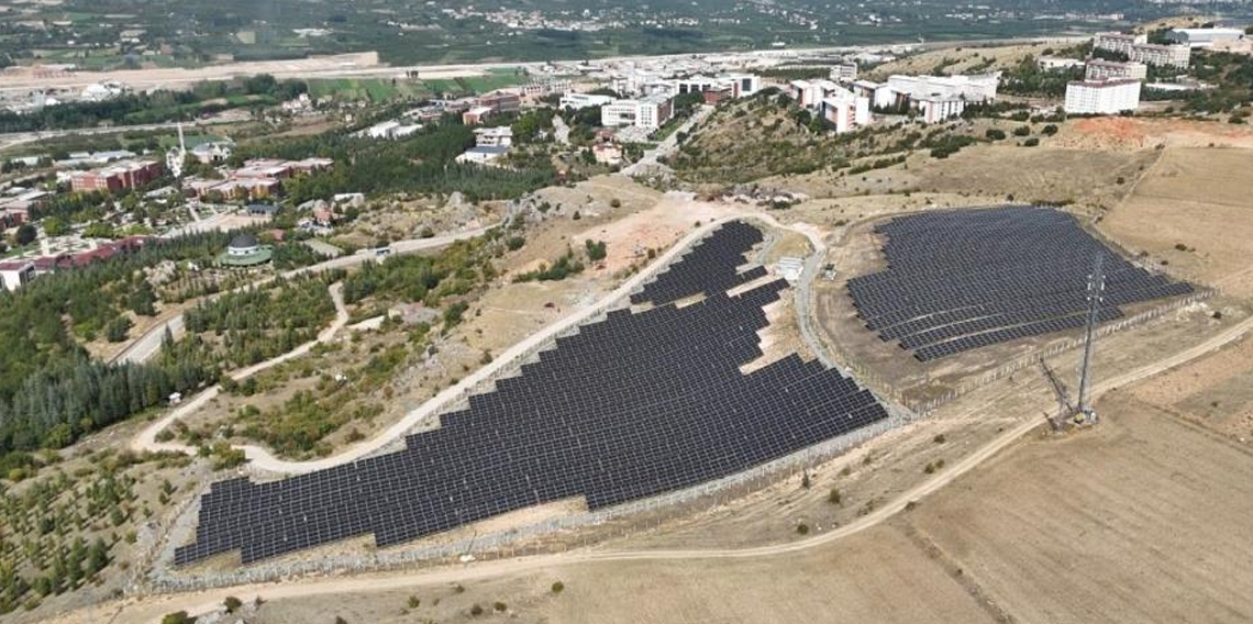 TOGÜ kampüsünün elektriğinin tamamı güneşten karşılanıyor