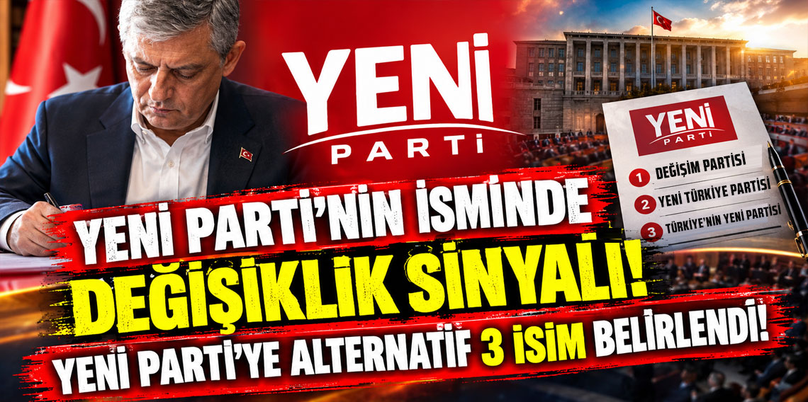 Özgür Özel'in masasında: YENİ Parti'ye alternatif 3 isim belirlendi