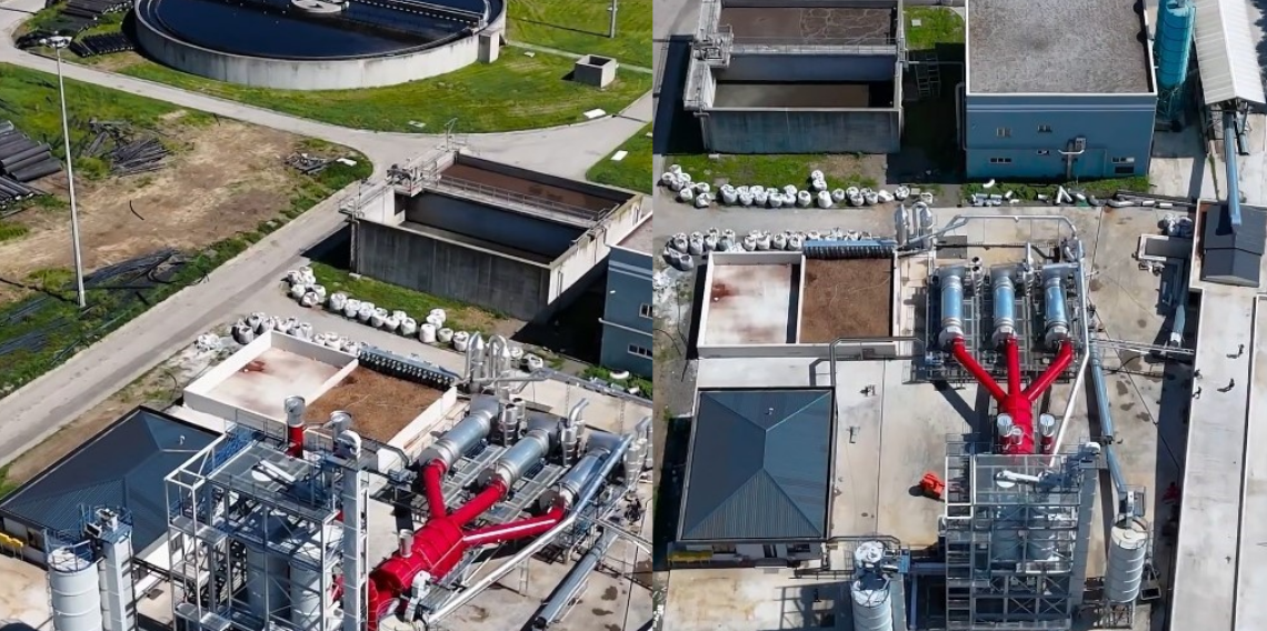 Samsun'da atık çamuru enerjiye dönüştürecek tesis kuruldu