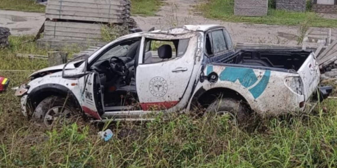 Samsun'da nakil için organ taşıyan UMKE aracı kaza yaptı: 1'i ağır 2 sağlık çalışanı yaralı