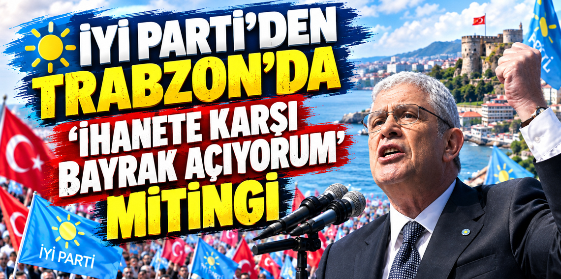 İYİ Parti Trabzon’da miting düzenleyecek! Müsavat Dervişoğlu Trabzon'a Geliyor!