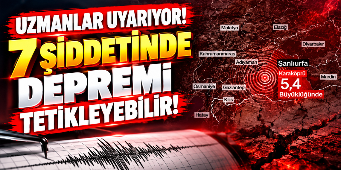 Şanlıurfa depremi sonrası uzmanlardan kritik açıklama: 7 büyüklüğüne dikkat çekti