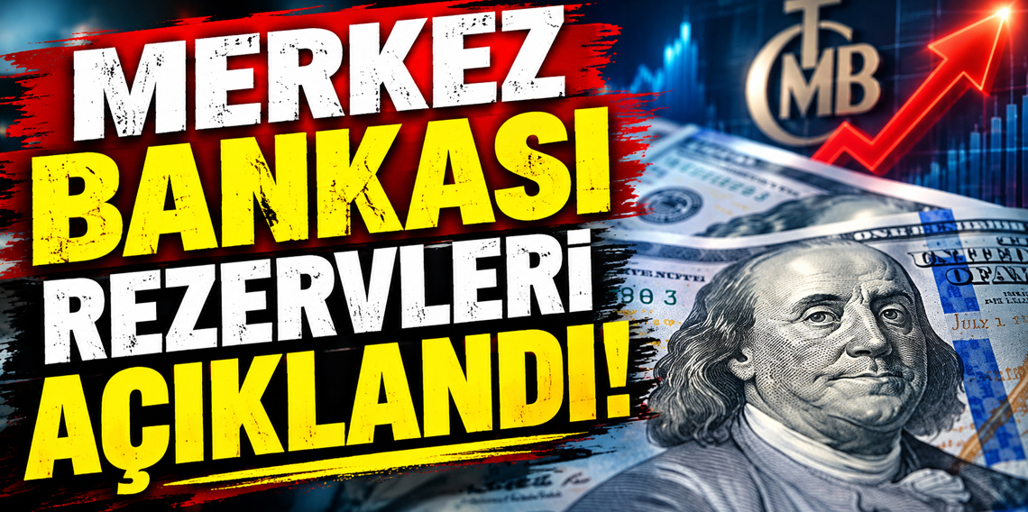 Merkez Bankası'nın toplam rezervleri azaldı