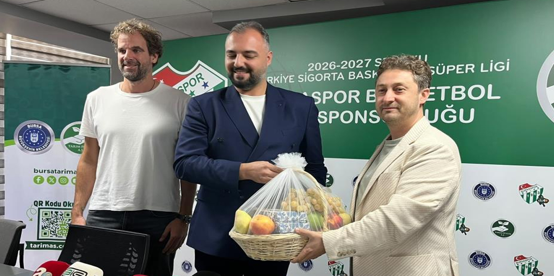 Bursaspor Basketbol'a şort ve tribün isim sponsorluğu desteği