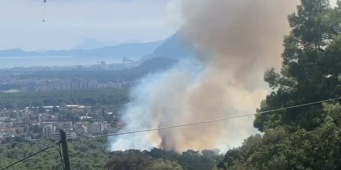 Antalya'da orman yangını