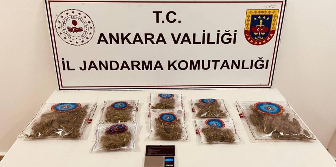 Ankara’da jandarmadan narkotik operasyonu: 4 gözaltı