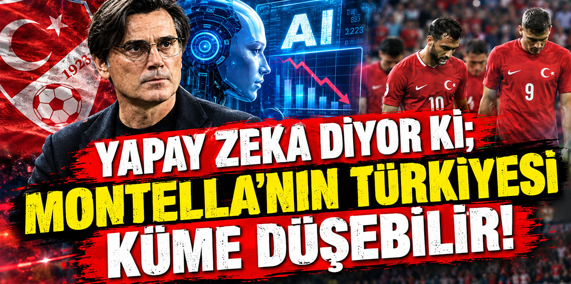 YAPAY ZEKA DİYOR Kİ; MONTELLA'NIN TÜRKİYE'Sİ KÜME DÜŞEBİLİR!