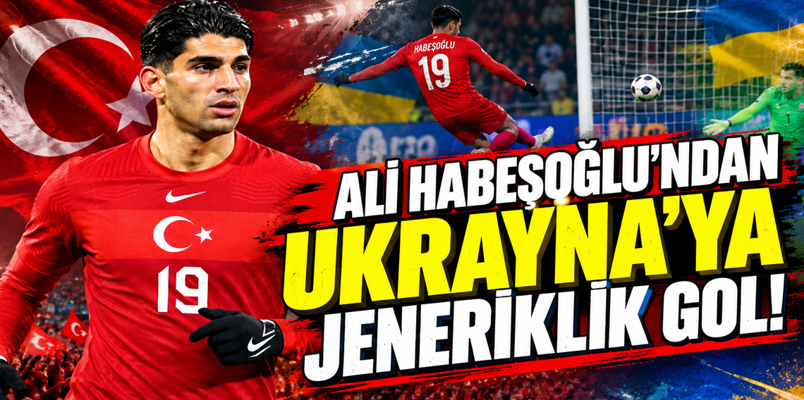 Trabzonspor’un genç yıldızı Ali Habeşoğlu Milli Takım’da ağları sarstı!