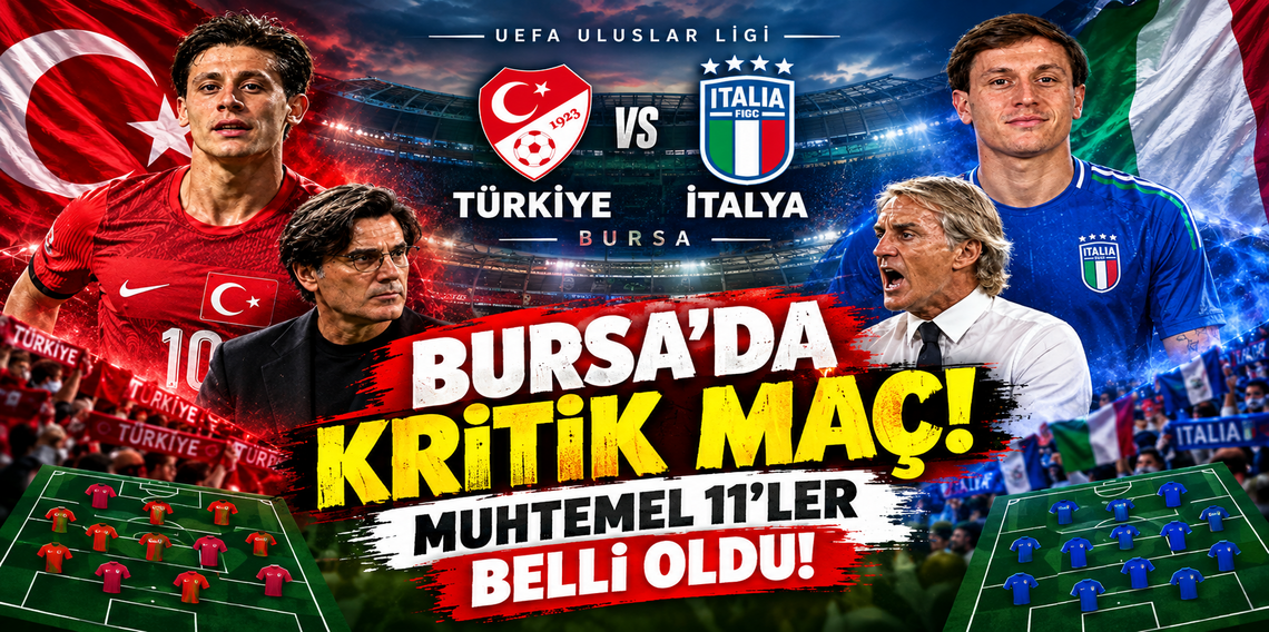 Türkiye Bursa'da İtalya ile karşılaşacak