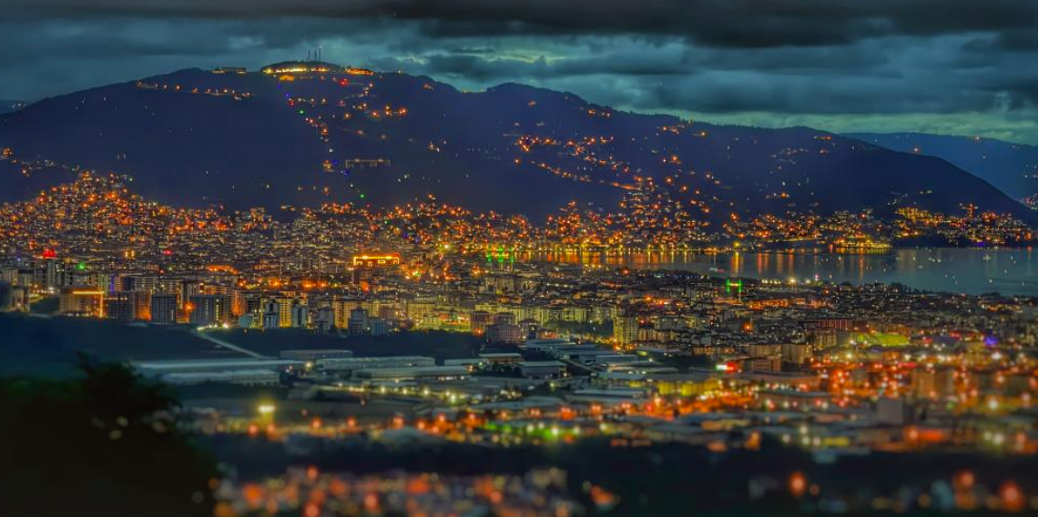 Gece parlayan şehir: Ordu