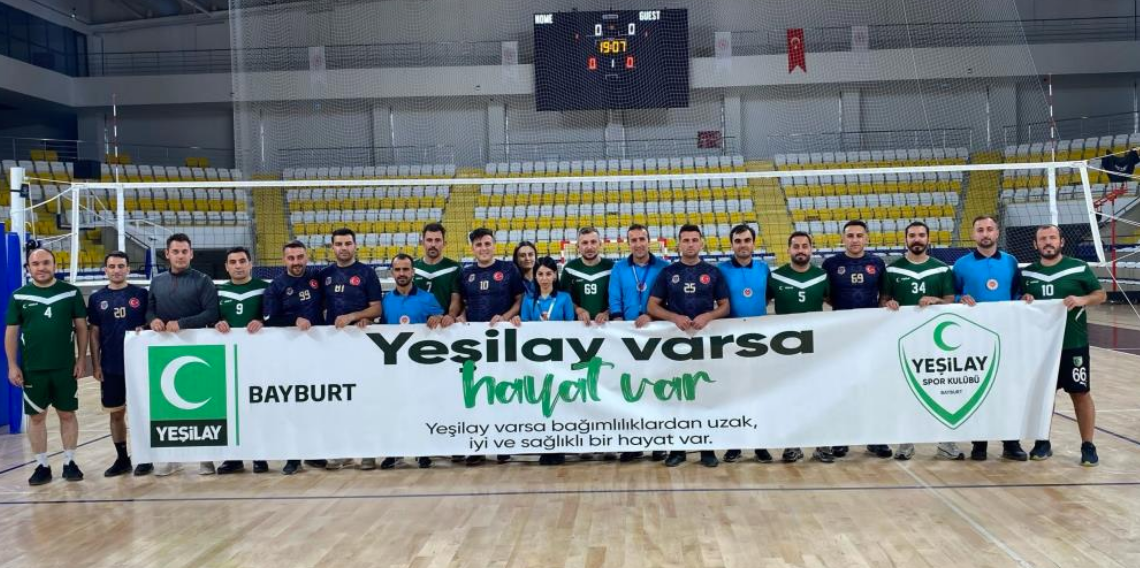 Bayburt’ta kurumlar arası voleybol turnuvası düzenlendi