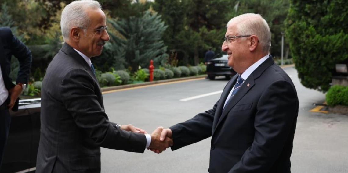 Bakan Güler, Bakan Uraloğlu ile görüştü
