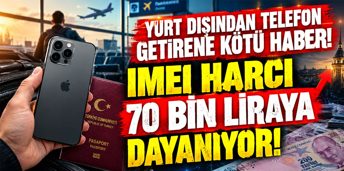 Yurt dışından telefon getirene kötü haber! IMEI harcı 70 bin liraya dayanıyor
