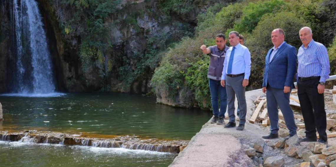 Sırakayalar Şelalesi’nde çalışmalar sürüyor