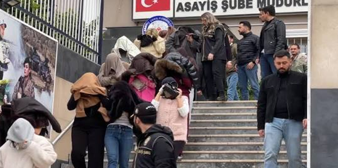 Fuhuş ve uyuşturucu operasyonu: 14 gözaltı