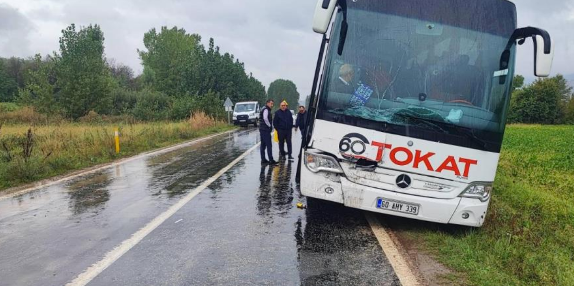 Tokat'ta otobüs kazası: