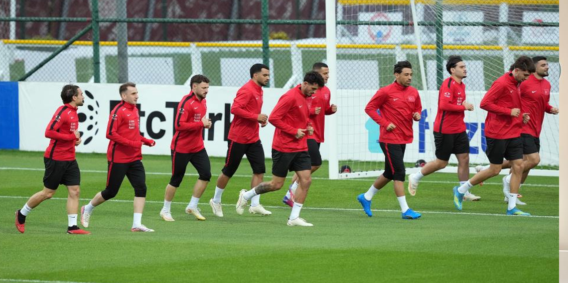 A Milli Takım, Belçika maçının hazırlıklarına başladı