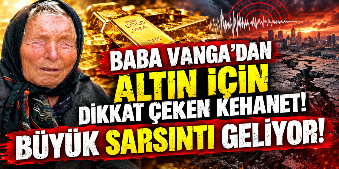 Baba Vanga'dan altın için dikkat çeken kehanet: Büyük sarsıntı geliyor
