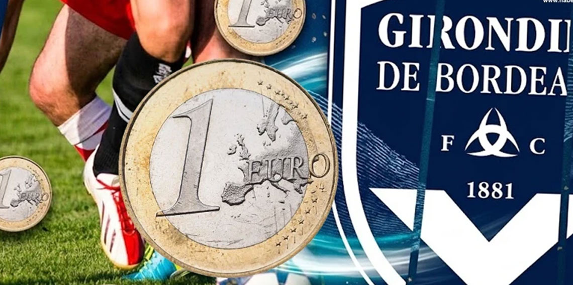 6 şampiyonluktan bölgesel lige düşen Bordeaux 1 Euroya satıldı!