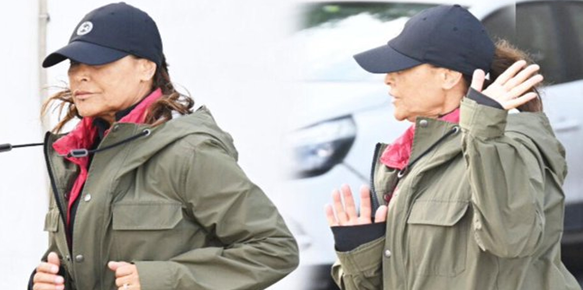 Hülya Avşar gazetecileri görünce yönünü değiştirdi! Tarabya’da dikkat çeken anlar