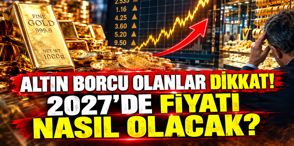 Altın borcu olanlar dikkat! 2027'de fiyat nasıl olacak?