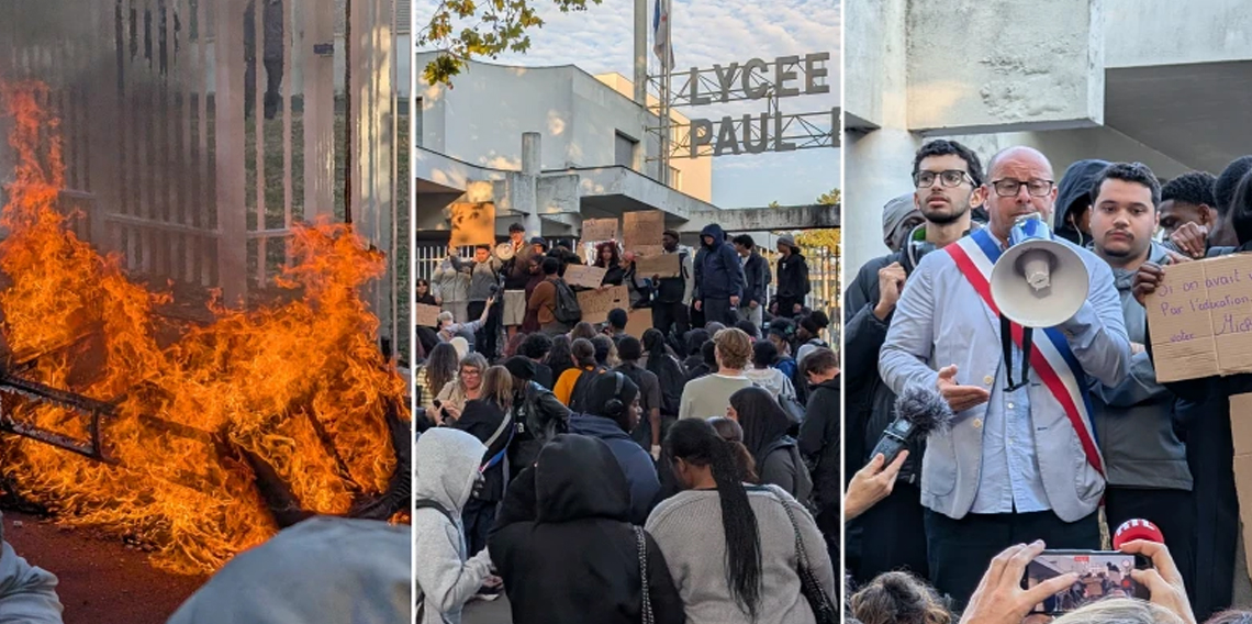 Fransa'daki lise eylemlerinde 5 günde 5 binden fazla kişi gözaltına alındı