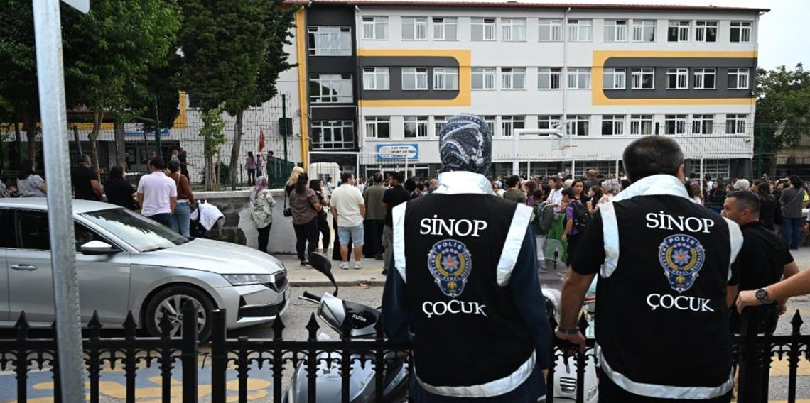 Sinop'ta okul çevreleri ve servislere denetim