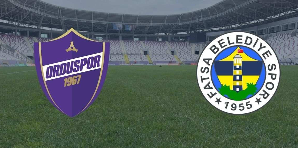Ordu'da derbi günü! Orduspor 1967-Fatsa Belediyespor maçı saat 19.00'da 19 Eylül Stadı'nda