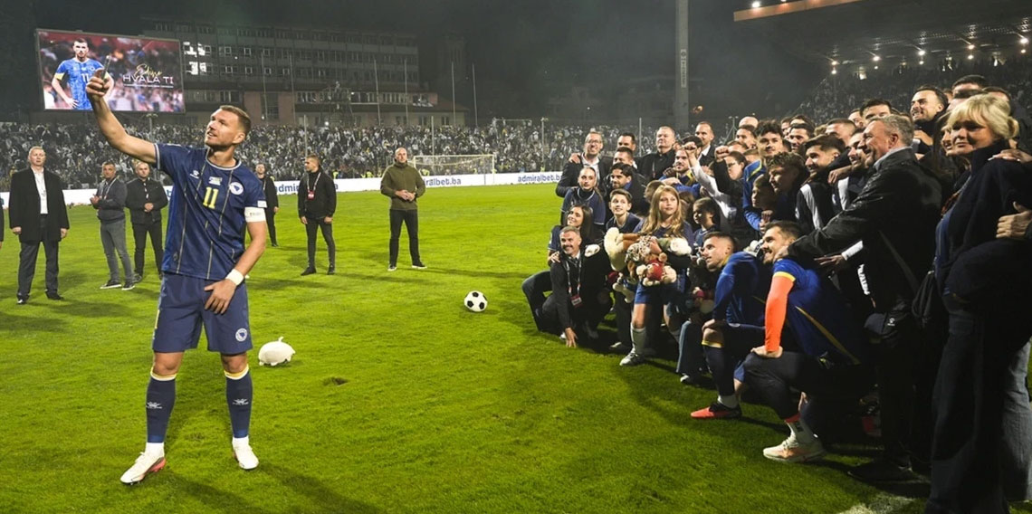 Edin Dzeko, Bosna Hersek Milli Takımı'na veda etti