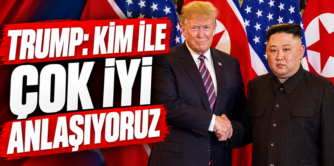 Trump, Kuzey Kore lideri Kim ile 