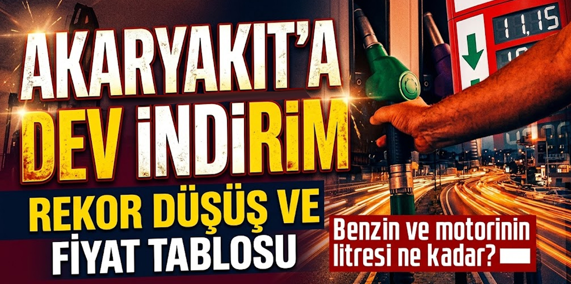 Akaryakıt fiyatlarına dev indirim geliyor! Benzin ve motorinin litresi ne kadar?	