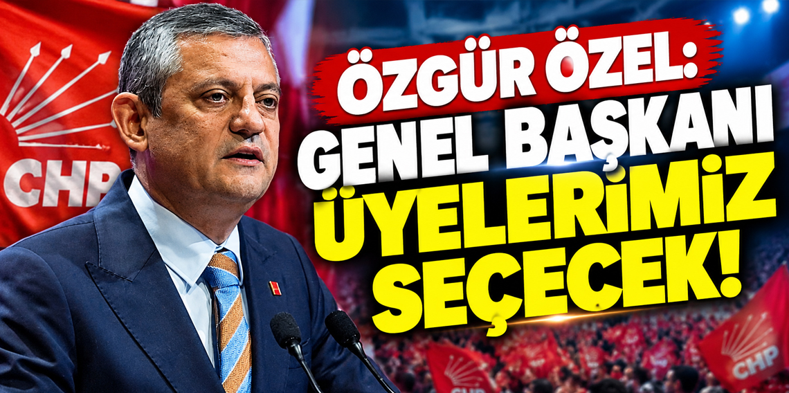 Yeni Parti Genel Başkanı Özel: 