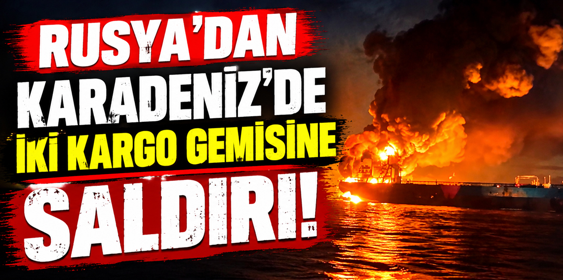 Rusya'dan Karadeniz'de iki kargo gemisine saldırı
