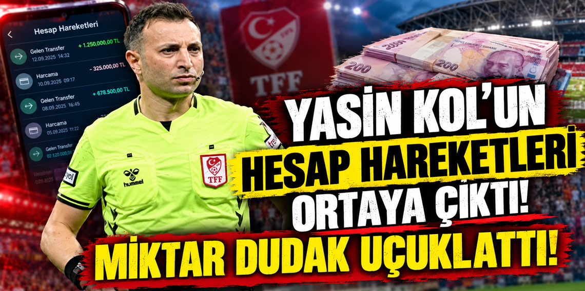 Yasin Kol'un hesap hareketleri ortaya çıktı! Miktar dudak uçuklattı