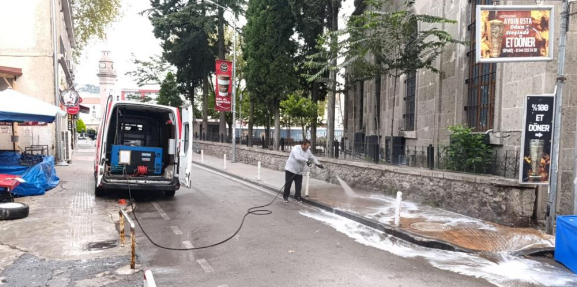 İlkadım’da temizliğe mobil müdahale