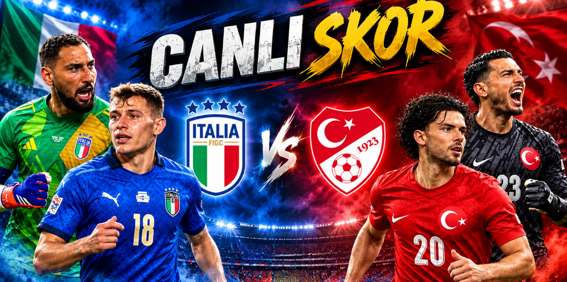 İtalya: 1-Türkiye: 0 (CANLI SKOR) 