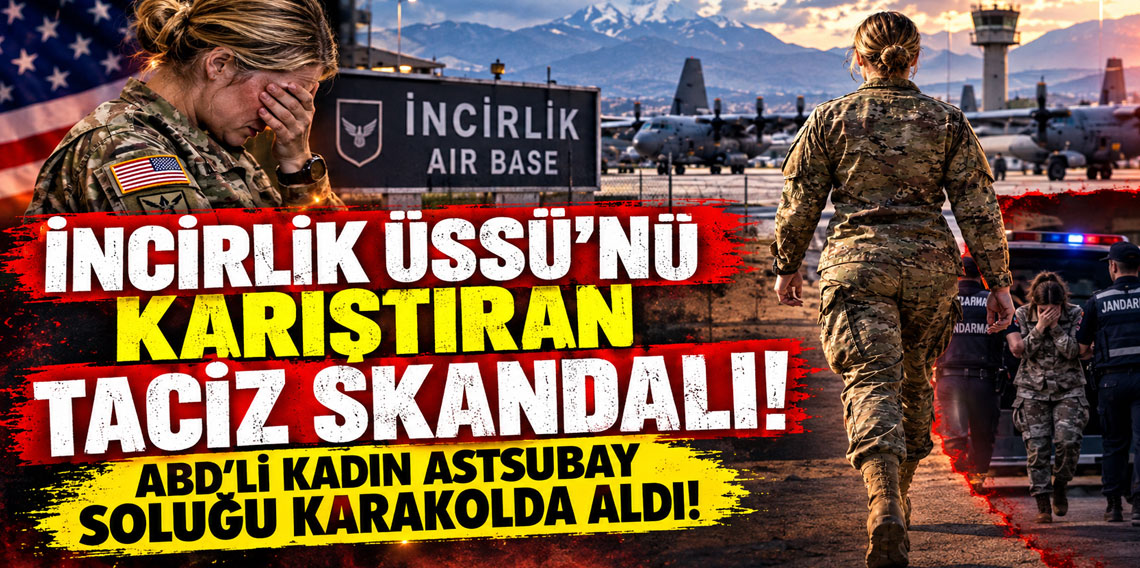 İncirlik Üssü'nü karıştıran taciz skandalı! ABD'li kadın astsubay soluğu karakolda aldı!