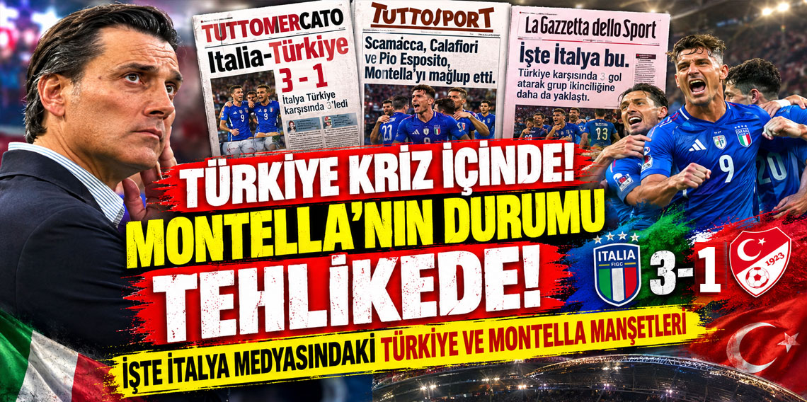 TÜRKİYE KRİZ İÇİNDE! MONTELLA'NIN DURUMU TEHLİKEDE!