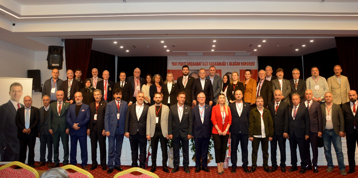 Yeni Parti Akçaabat’ta kongre heyecanı: Emre Şahin Köroğlu yeniden başkan