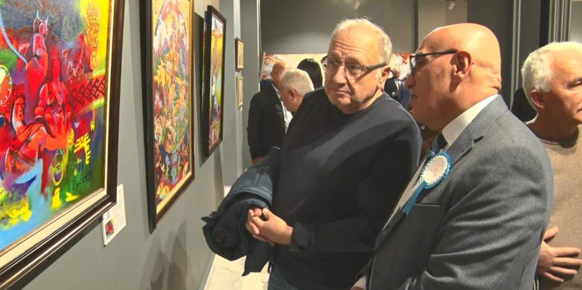 Asker ressamların Türk dünyasına uzanan sanat sergisi