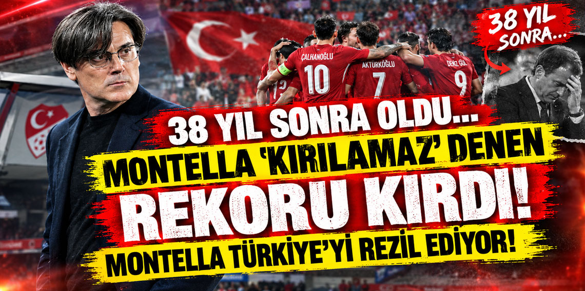 38 yıl sonra oldu... Montella 'kırılamaz' denen rekoru kırdı!