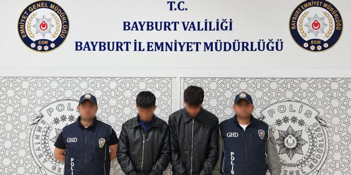 Bayburt’ta düzensiz göç operasyonlarında 5 şüpheli yakalandı