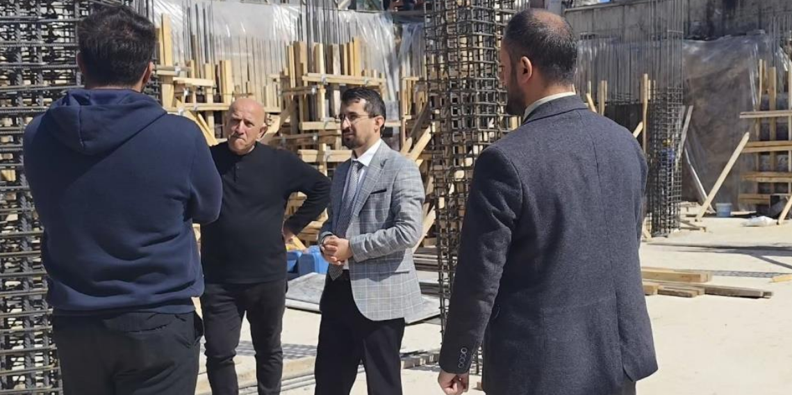 Aydıntepe Merkez Camii’nde çalışmalar hız kesmeden sürüyor