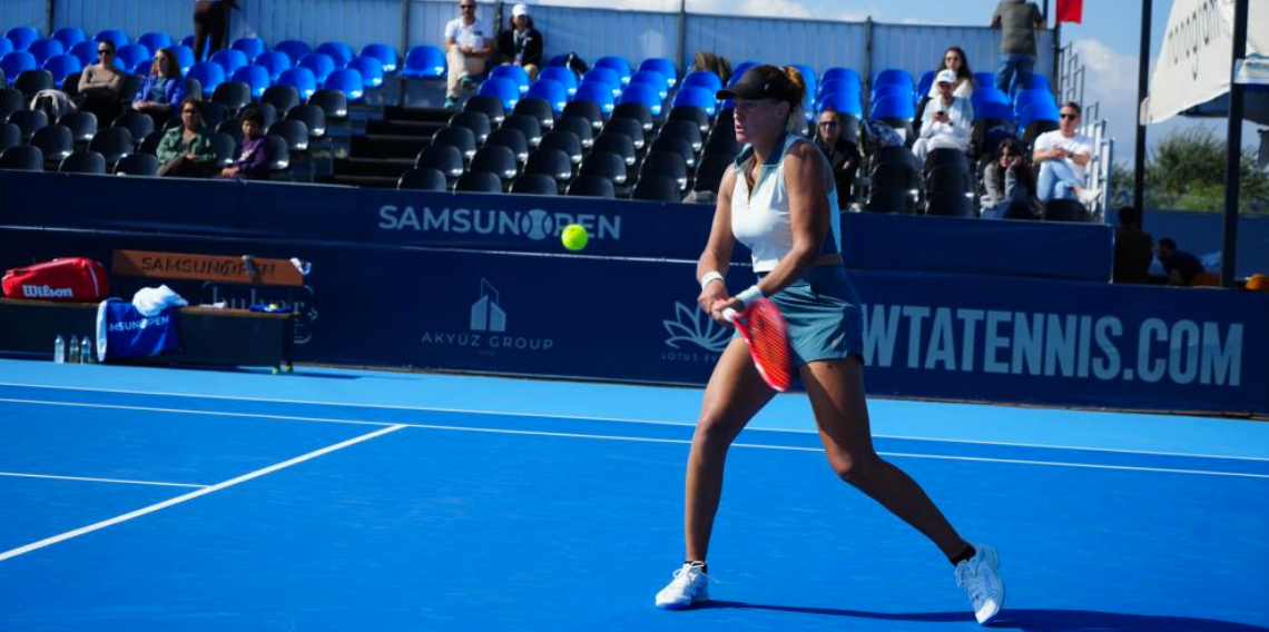 Samsun Open WTA 125'te heyecan devam ediyor