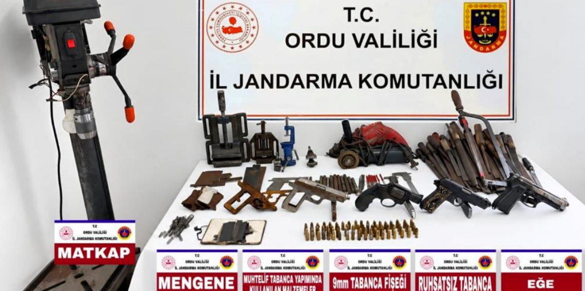 Ordu’da jandarmadan silah operasyonu: 2 şüpheli tutuklandı