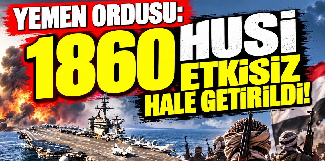 Yemen ordusu: 1860 Husi Etkisiz Hale Getirildi