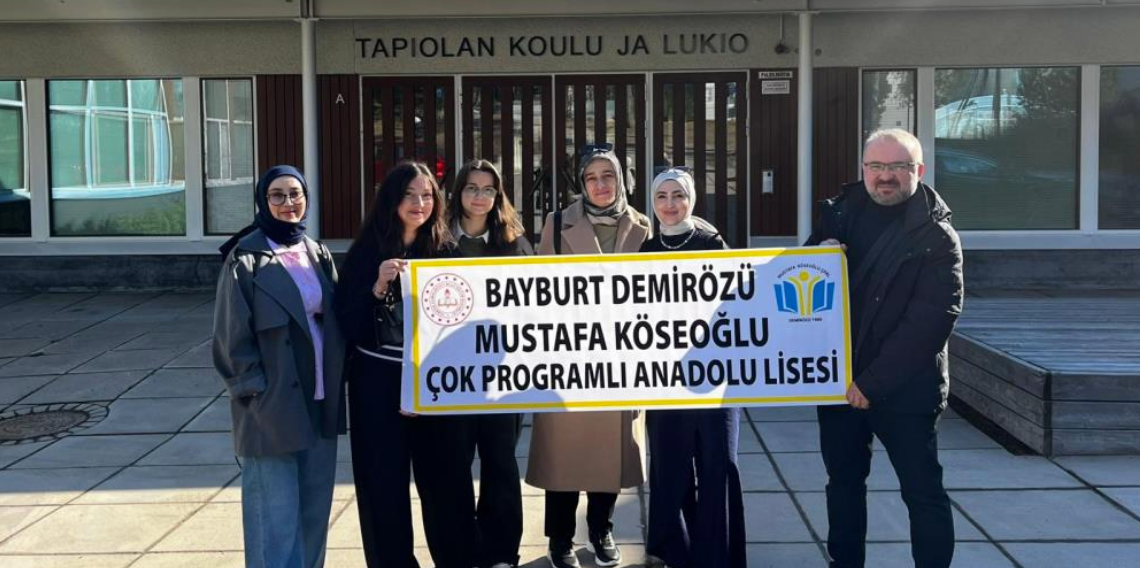 Bayburt’tan Finlandiya’ya Erasmus+ hareketliliği